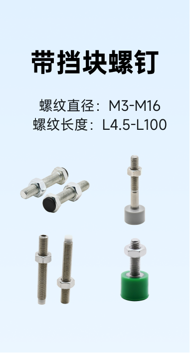 带挡块螺钉