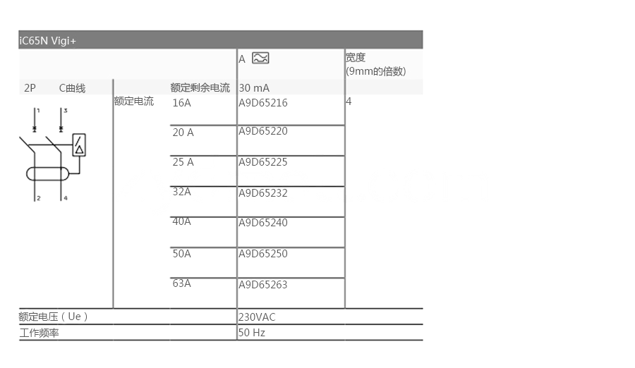 iC65N Vigi+微型漏电保护断路型号说明.png