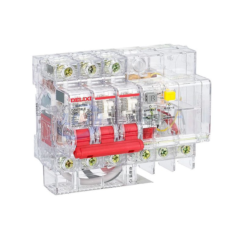 德力西(DELIXI) 小型漏电保护断路器 DZ47TRLE 3P DZ47TRLEA3C60