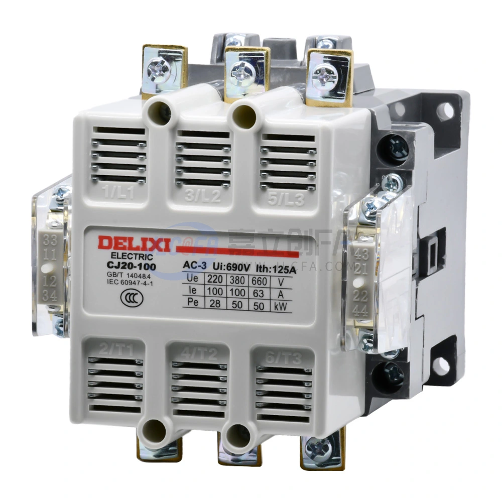 德力西(DELIXI) 交流接触器 CJ20 CJ2010022M-嘉立创FA商城