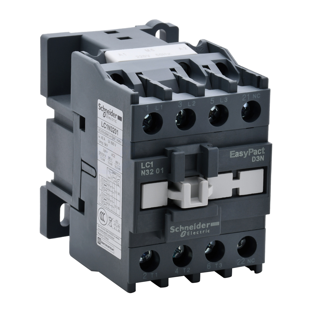 施耐德(Schneider) 交流接触器 EasyPact D3N(国产) LC1-N3201M5N