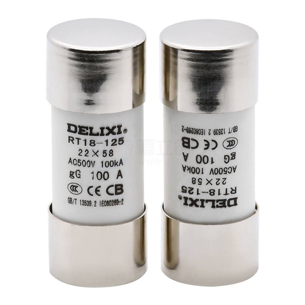 德力西DELIXI RT18 圆筒形帽熔断器/保险丝 RT18M2258T100