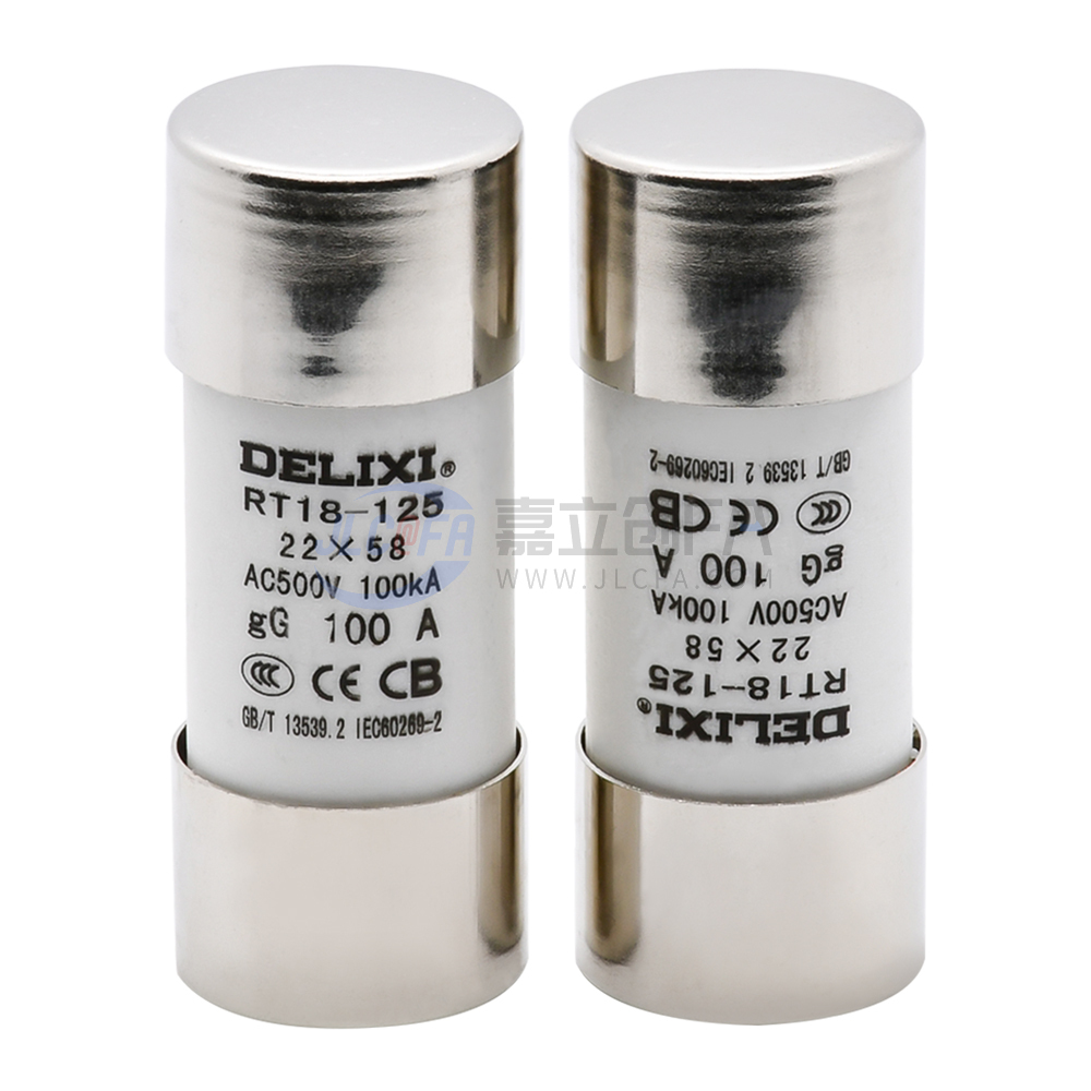 德力西DELIXI RT18 圆筒形帽熔断器/保险丝 RT18M2258T100 德力西DELIXI RT18 圆筒形帽熔断器/保险丝 RT18M2258T100