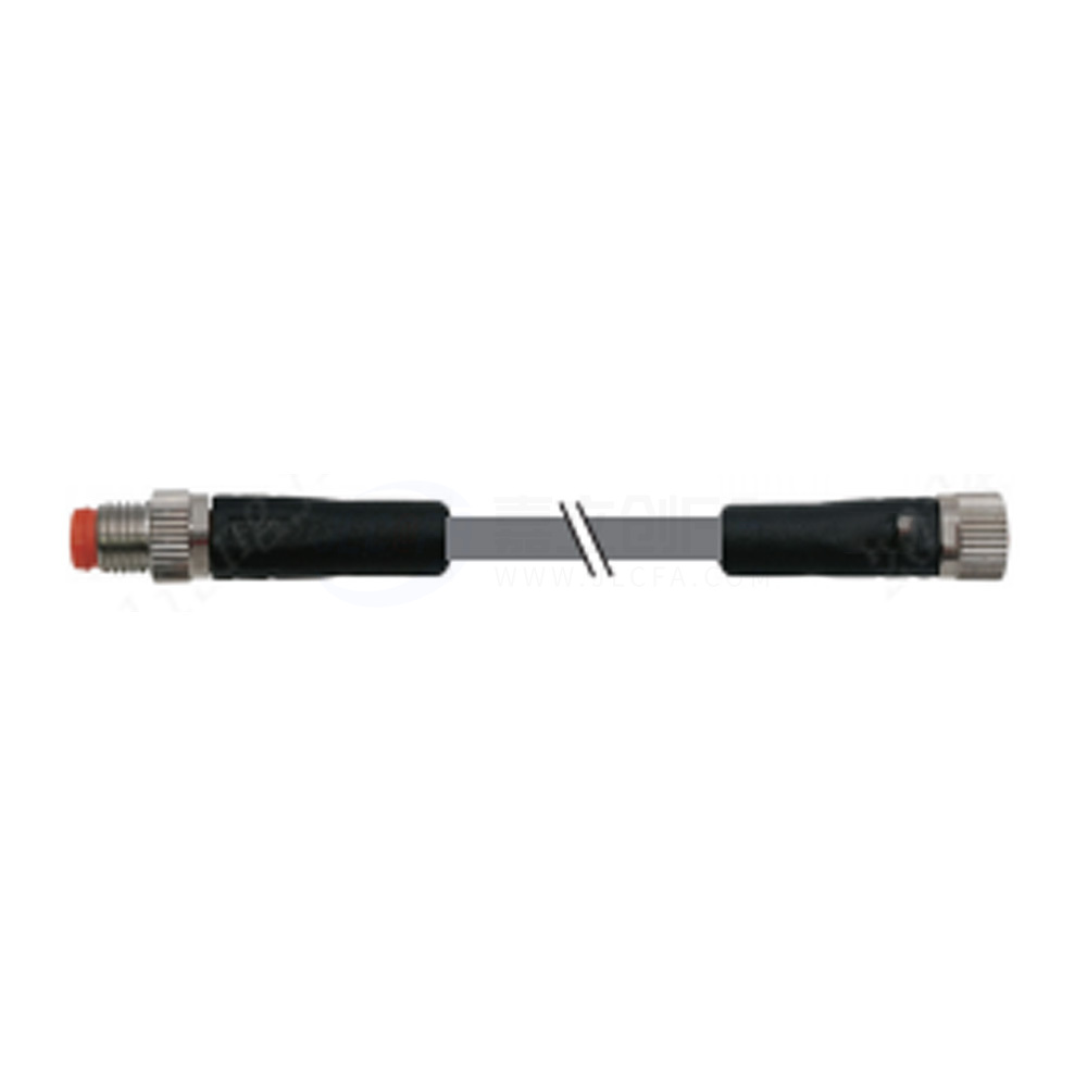 M8连接器 圆形连接器 带线 M8-4MS/M8-4FS-1204-1M