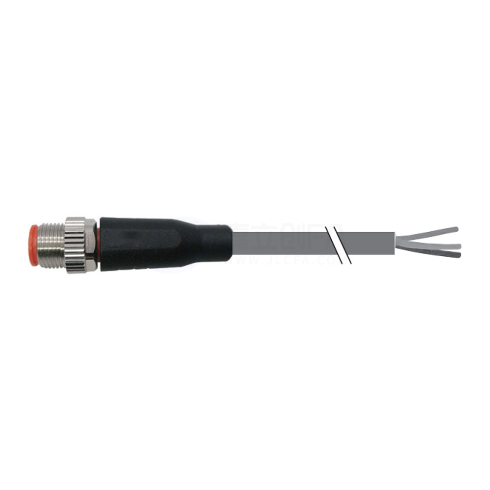 M12连接器 圆形连接器 带线 M12-5MS-2305-1M
