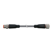 M12连接器 圆形连接器 带线 M12-3MS/M12-3FS-2103-1M