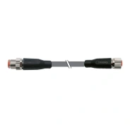 M12连接器 圆形连接器 带线 M12-4MS/M12-4FS.P-2614-5M