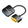 山泽 DVI转VGA转接头 DVI-D转VGA高清转换器 DVI24+1电脑显卡连接投影仪电视显示器产品主图