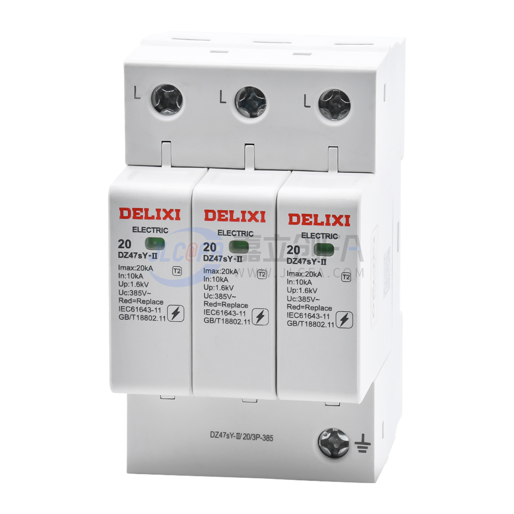 德力西(DELIXI) 电涌保护器 DZ47sY-II DZ47sY-II 20kA 3P 385V