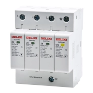 德力西(DELIXI) 电涌保护器 DZ47sY-II DZ47sY-II 20kA 3P+N 275V