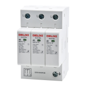 德力西(DELIXI) 电涌保护器 DZ47sY-II DZ47sY-II 40kA 3P 385V YX