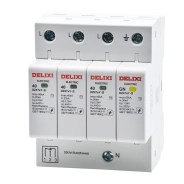 德力西(DELIXI) 电涌保护器 DZ47sY-II DZ47sY-II 40kA 3P+N 440V YX