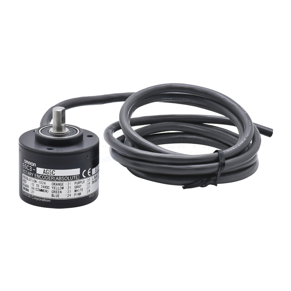 欧姆龙(OMRON) E6C3-A系列 外径φ50 绝对型编码器 E6C3-AG5C 1024P/R 2M