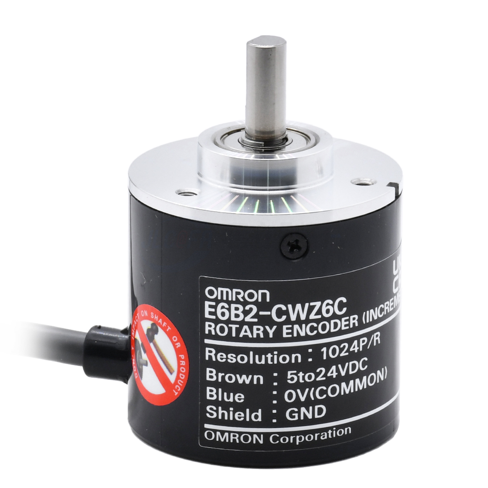欧姆龙(OMRON) E6B2-C系列 外径φ40 增量型编码器 E6B2-CWZ6C 1024P/R 2M