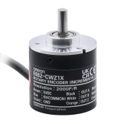 欧姆龙(OMRON) E6B2-C系列 外径φ40 增量型编码器 E6B2-CWZ1X 2000P/R 2M