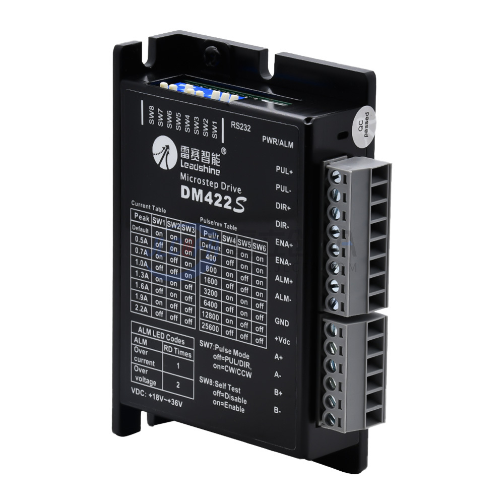 雷赛智能(LEADSHINE) 两相 四线 开环控制 1.8°步进驱动器 DM422S 雷赛智能(LEADSHINE) 两相 四线 开环控制 1.8°步进驱动器 DM422S
