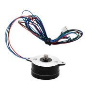 国产 36圆饼步进电机 耐高温130℃ 厚度18mm 0.09NM 轴长8mm