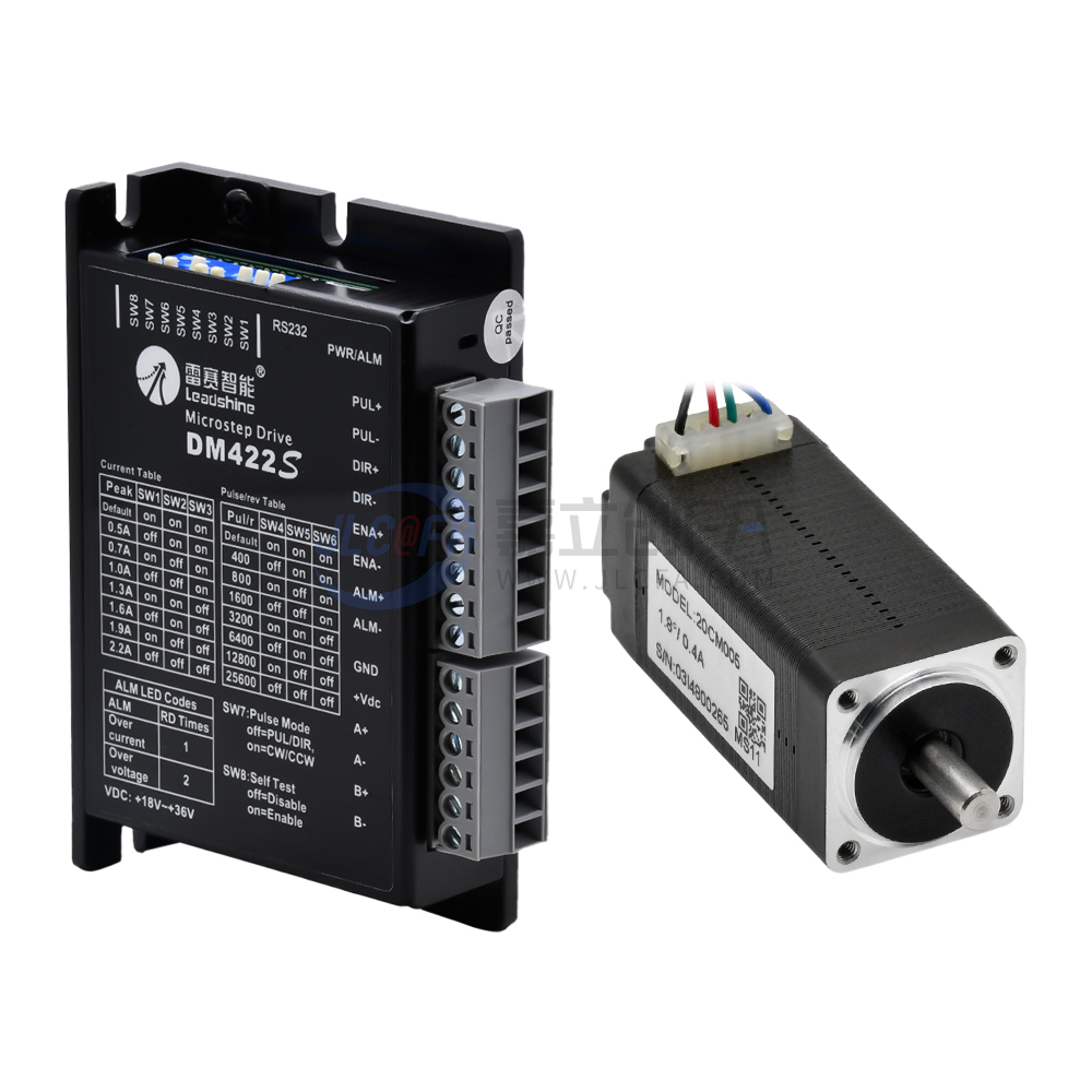 雷赛20开环步进套装 脉冲控制 20CM005+DM422S 雷赛20开环步进套装 脉冲控制 20CM005+DM422S