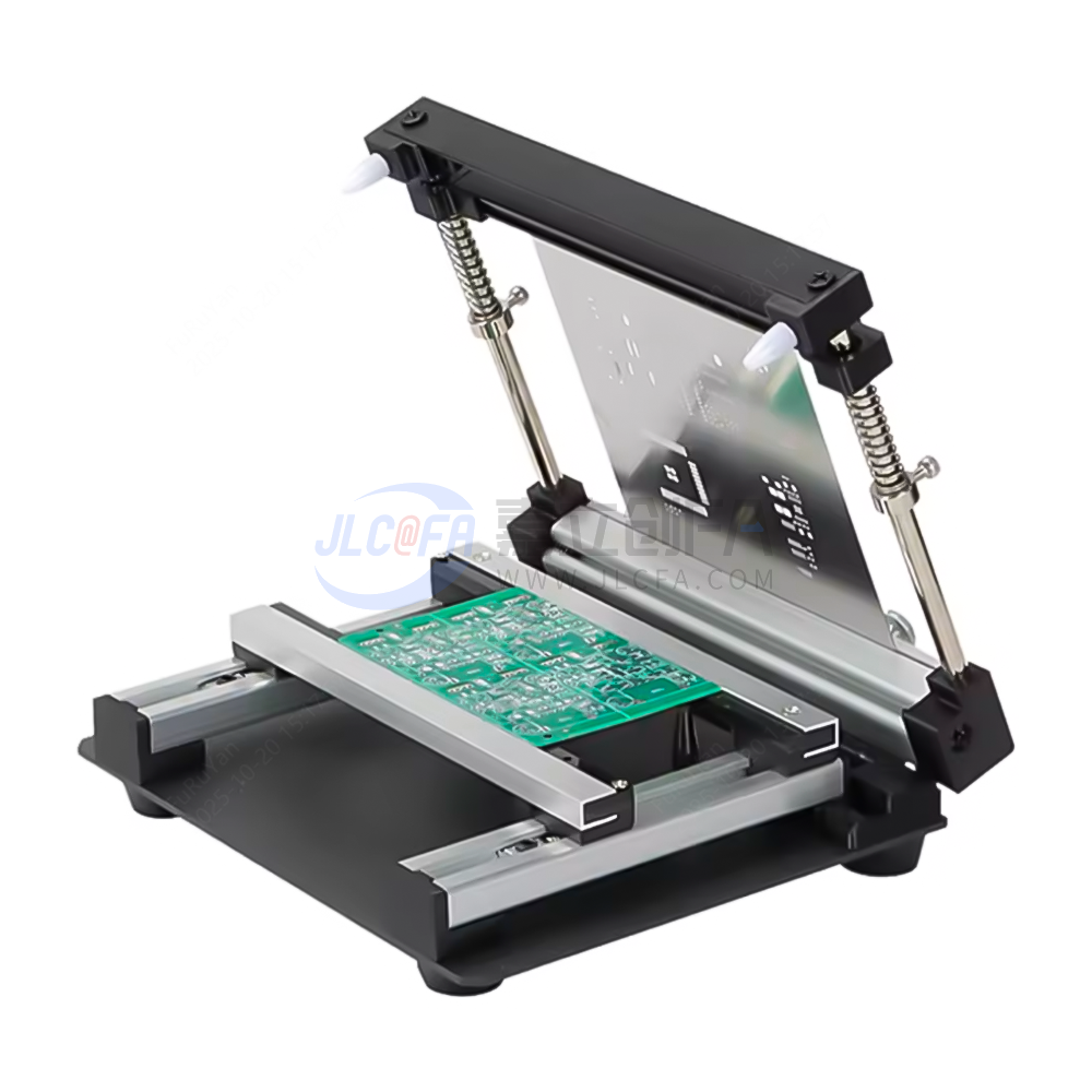 简易SMT钢网锡膏丝印台2020