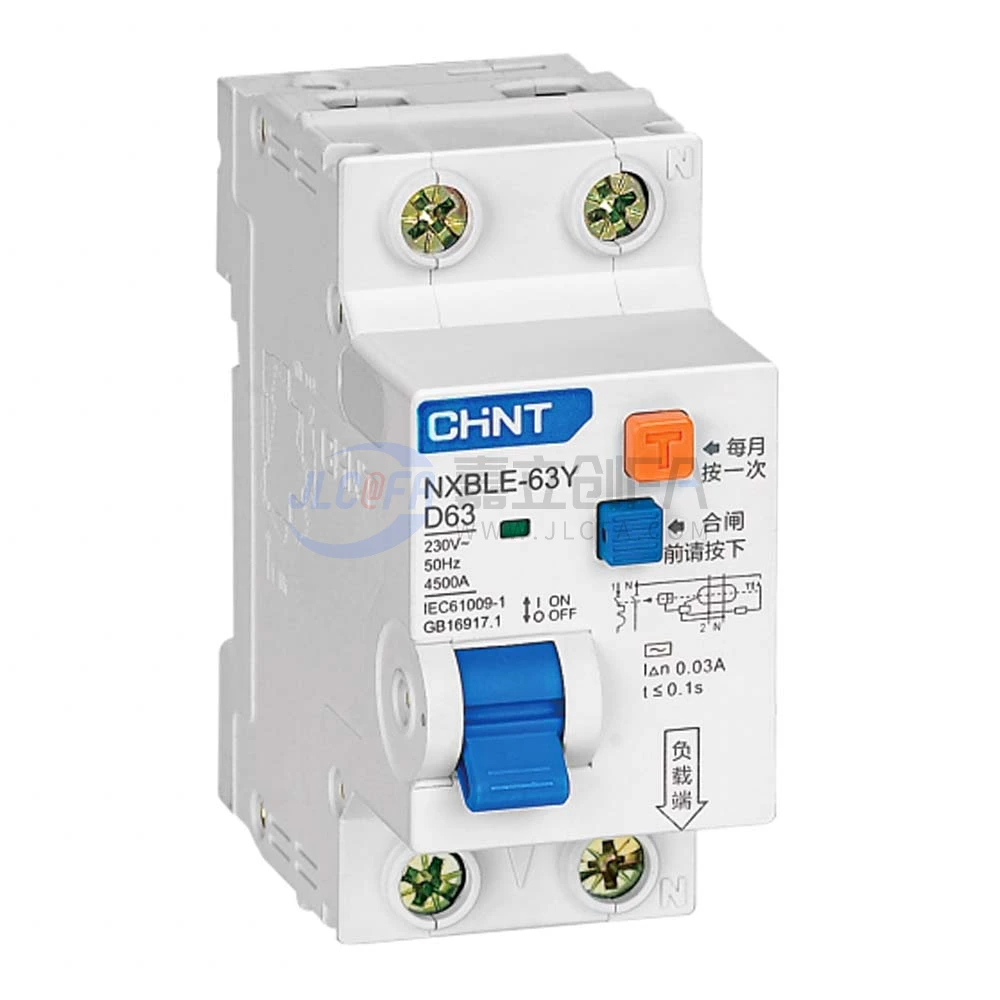 正泰(CHINT) 小型漏电保护断路器 NXBLE-63Y 1P+N NXBLE-63Y 1P+N C40 0.03A 4.5kA-嘉立创FA商城