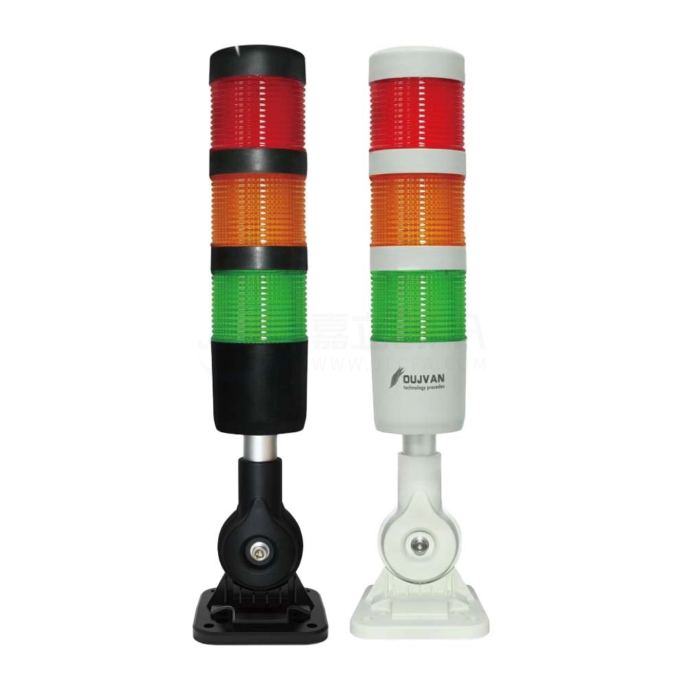 欧洁(OUJVAN) 智能三色灯 Q1系列 3层 OUJVAN-Q1-3A02FT-RYG-60白