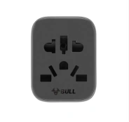 公牛 旅行转换器欧标款 10A 250V  GN-L12 深空灰
