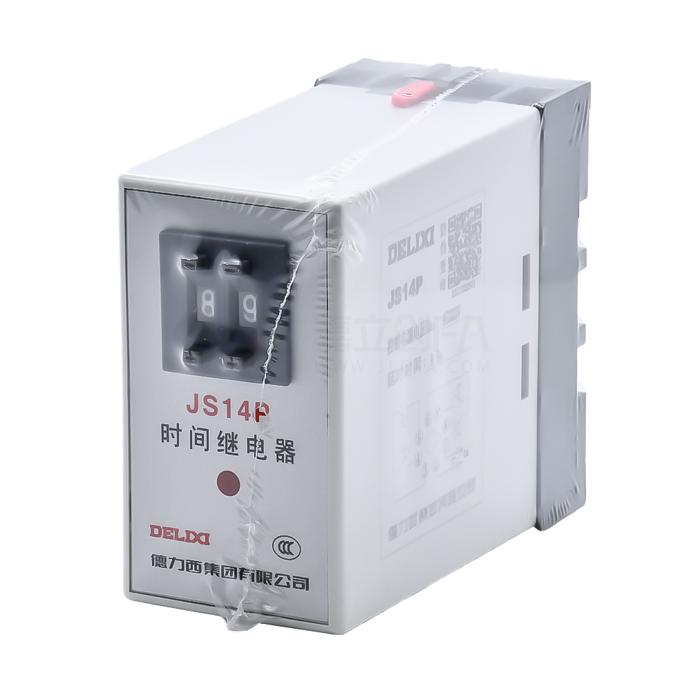 德力西(DELIXI) JS14P 时间继电器 JS14PM9P9S24AD 延时时间9.9s