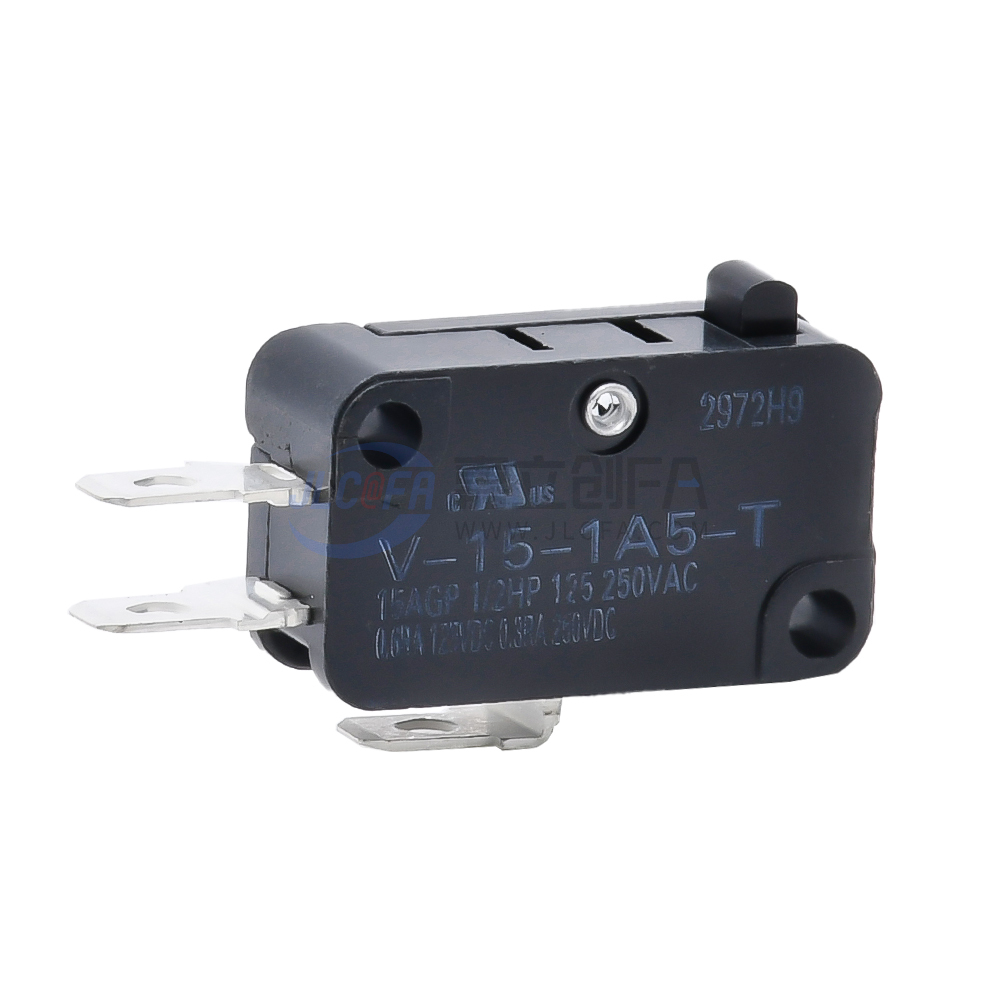 微动开关/限位开关 欧姆龙(OMRON) 小型基本开关 V系列 V-15-1A5-T