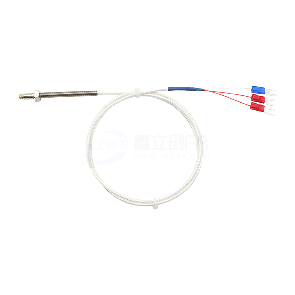 国产 温度传感器 LC206系列 铂电阻 铁氟龙屏蔽网导线 螺钉式LC206-PT100-M6-1M-S