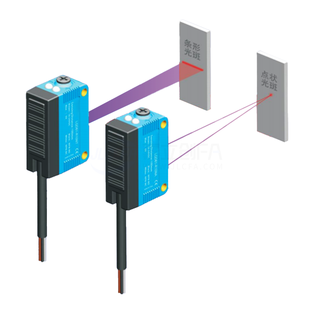 国产 激光传感器 LQD系列 背景抑制 25～300mm(可调) LQD61-R20NA