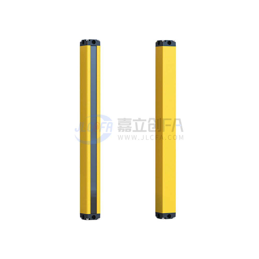 国产 安全光栅传感器 HGD系列 小巧型 10mm间距8个光轴数 端盖孔安装