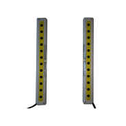 国产 安全光幕 HM13系列 正面超薄型 光轴8 光轴间距20mm NPN 检测距离2m