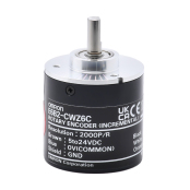 欧姆龙(OMRON) E6B2-C系列 外径φ40 增量型编码器 E6B2-CWZ6C 2000P/R 2M
