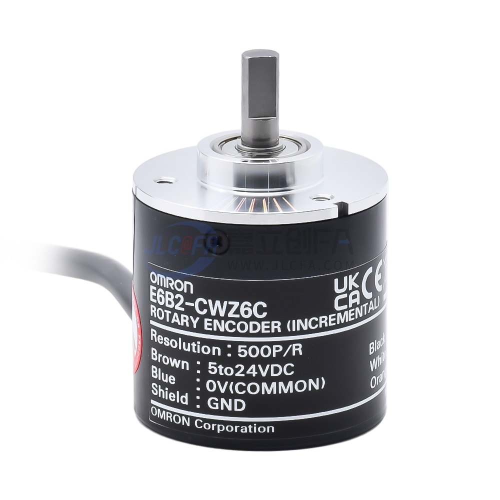 欧姆龙(OMRON) E6B2-C系列 外径φ40 增量型编码器 E6B2-CWZ6C 500P/R 2M