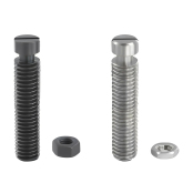 拉伸弹簧支柱 一字槽带环槽全牙型