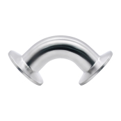 食品级管道配件 3A标准 夹式90°短弯头