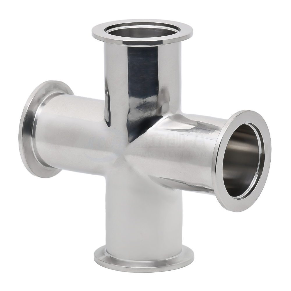 真空管道配件 夹式四通