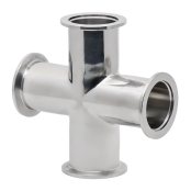 真空管道配件 夹式四通