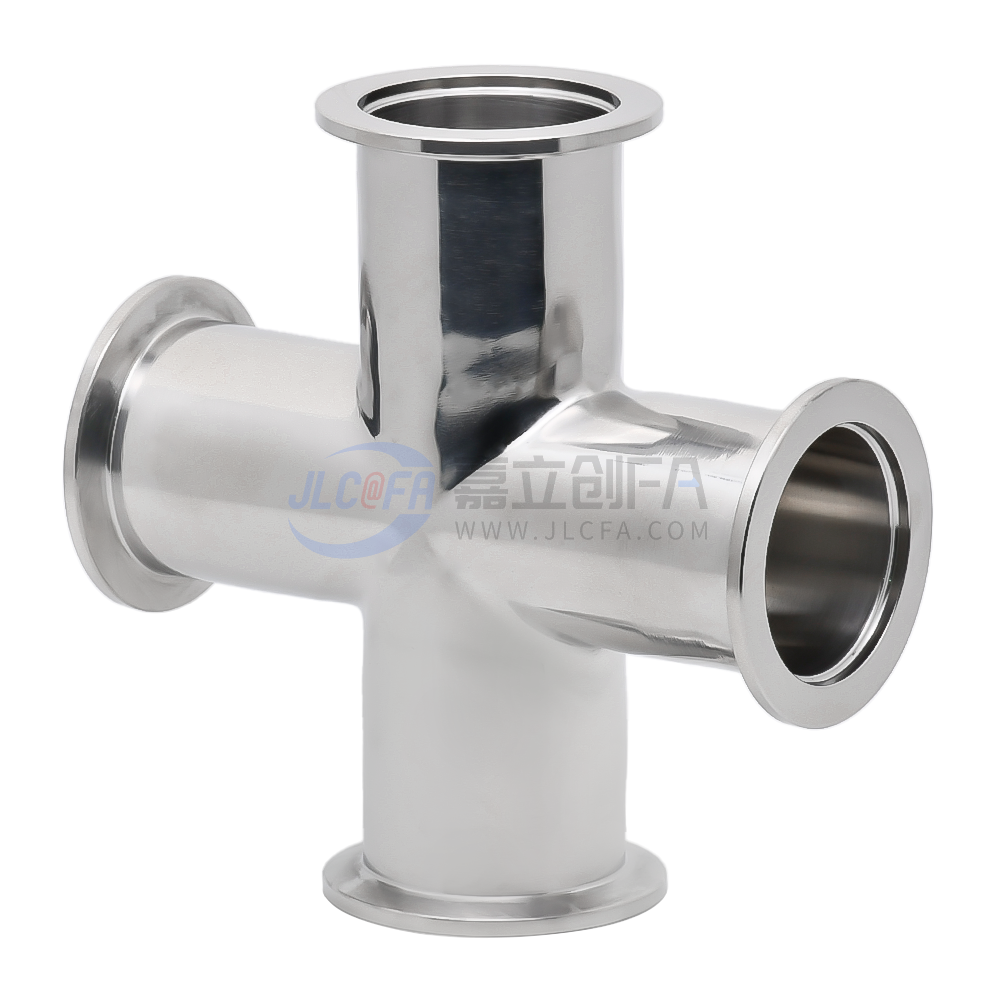 真空管道配件 夹式四通