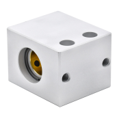 无油衬套固定座组件 内置铜合金衬套 加高方形 双挡圈型