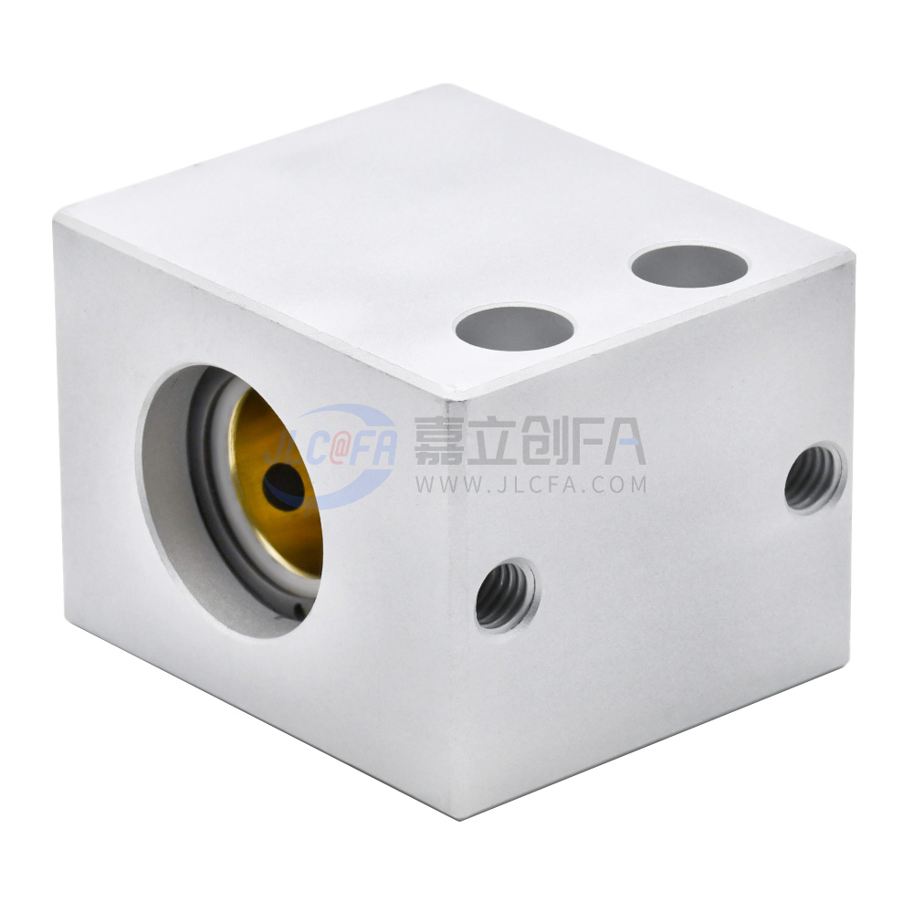 无油衬套固定座组件 内置铜合金衬套 加高方形 双挡圈型