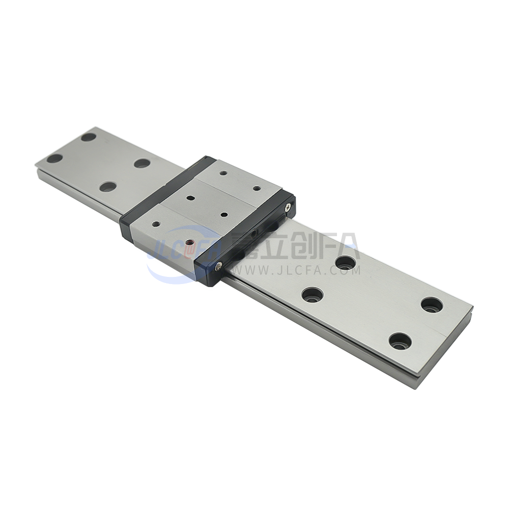 微型宽幅直线导轨 滑块带定位孔型 滑块四方形 材质不锈钢