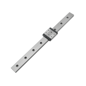 微型宽幅直线导轨 滑块带定位孔型 滑块四方形 材质不锈钢