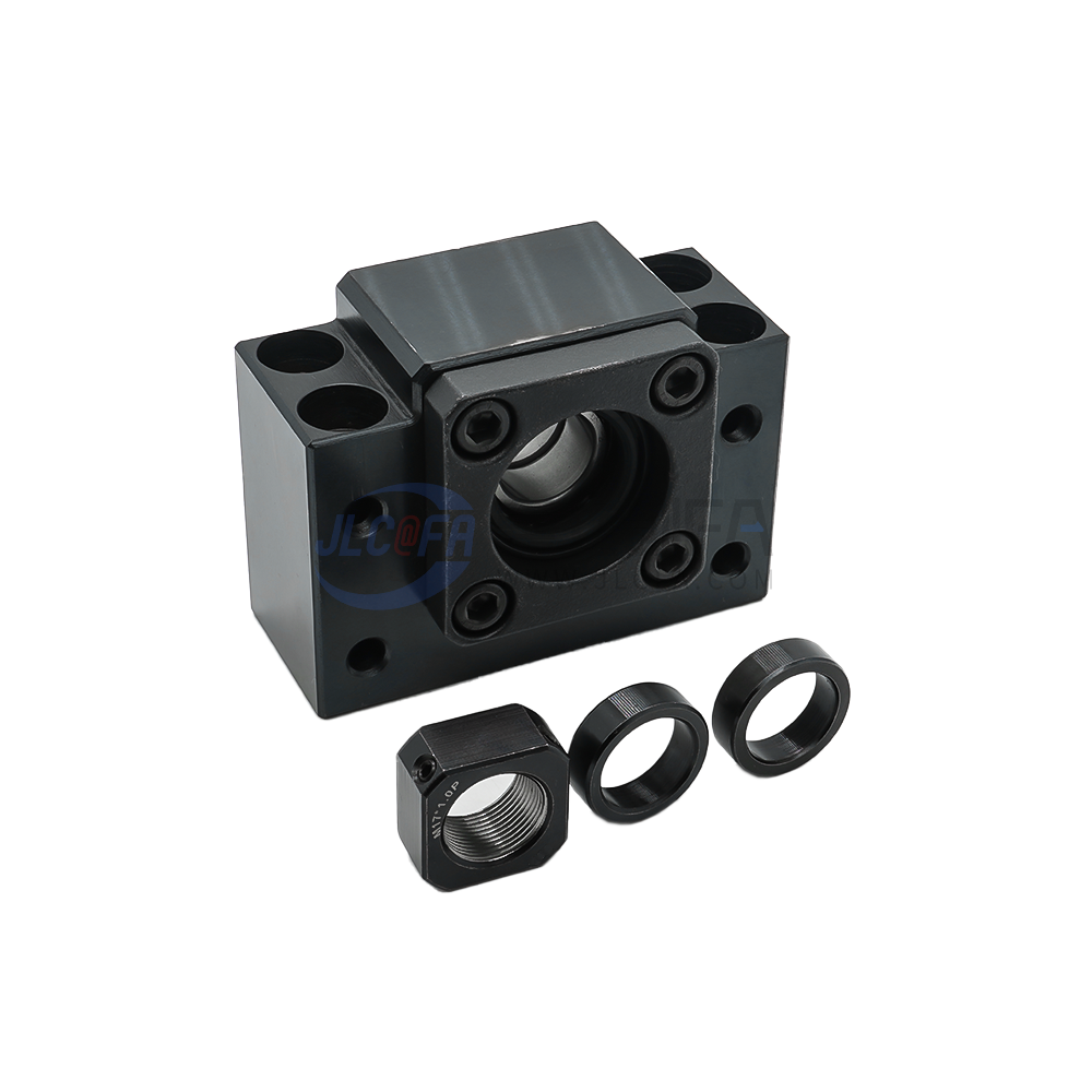 经济型方形丝杠支座组件 侧面带孔型 固定侧