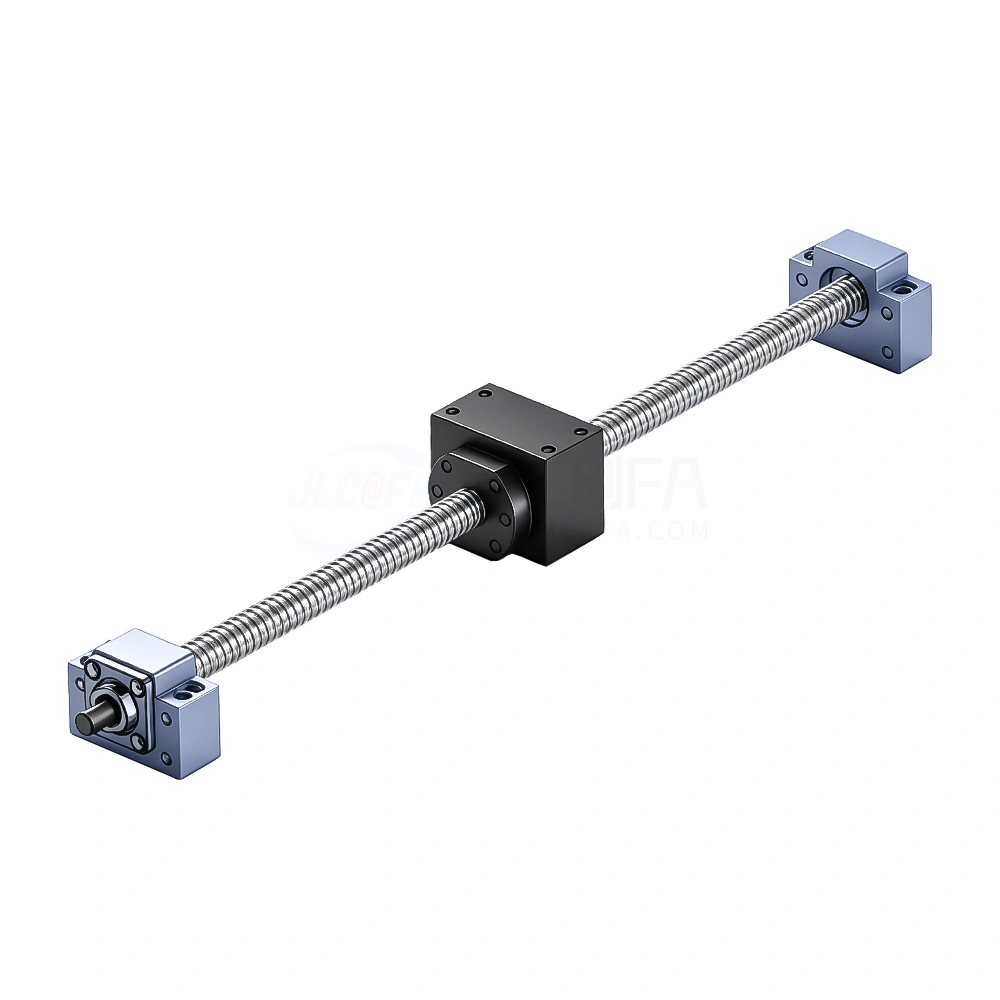 16轴径滚珠丝杠套件 丝杠+支座+螺帽支架