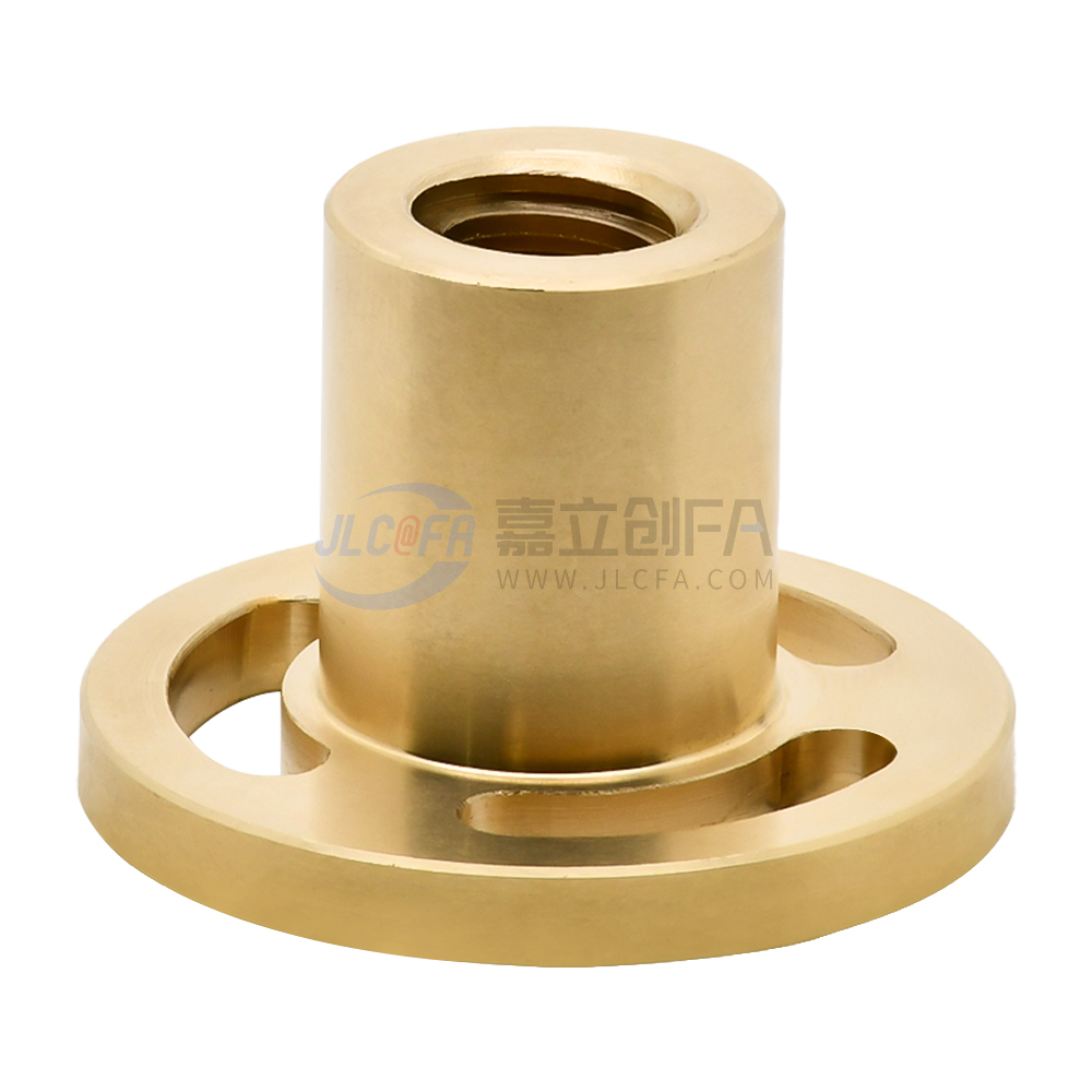 30度梯形丝杠用螺帽 右旋 嵌入圆法兰型