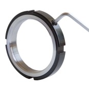 精密锁紧螺母 圆形 两点对称锁紧型