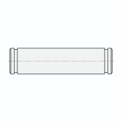 实心导向轴 直杆型 带挡圈槽型 g6