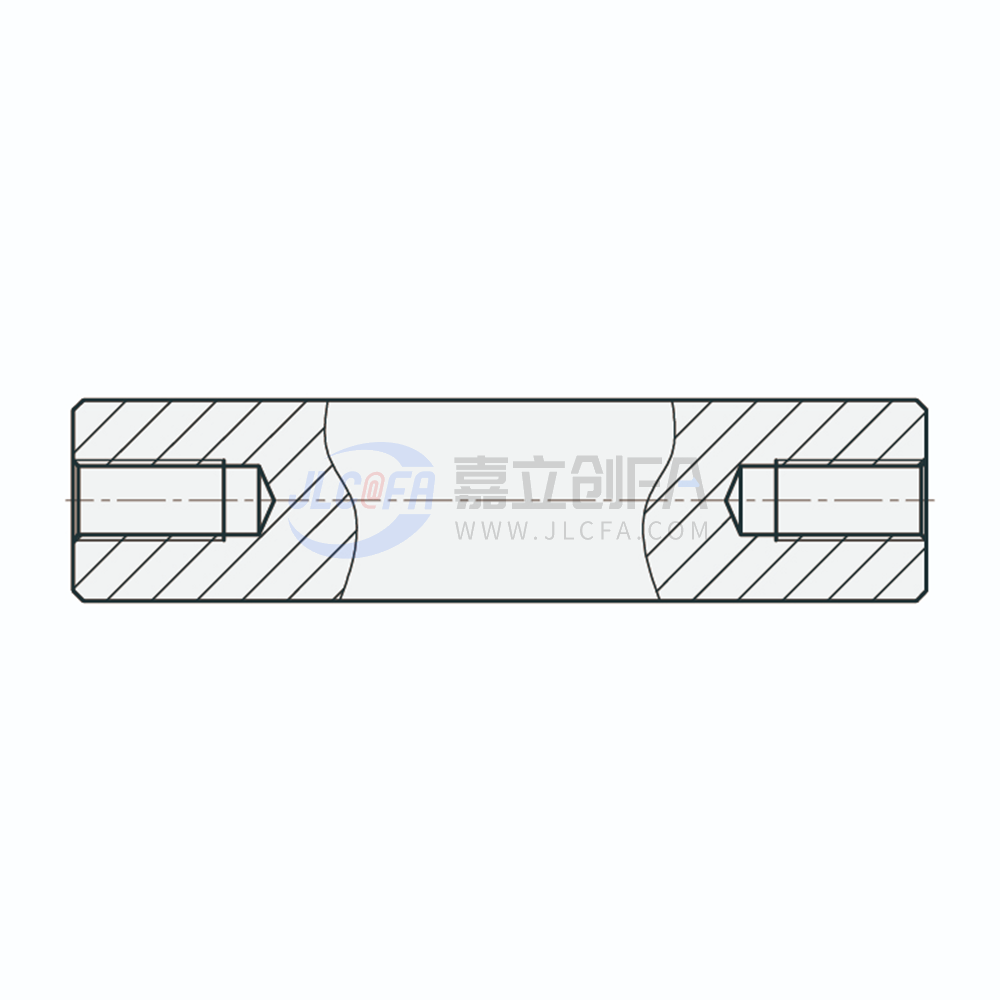 实心导向轴 直杆型 两端内螺纹型 g6 实心导向轴 直杆型 两端内螺纹型 g6