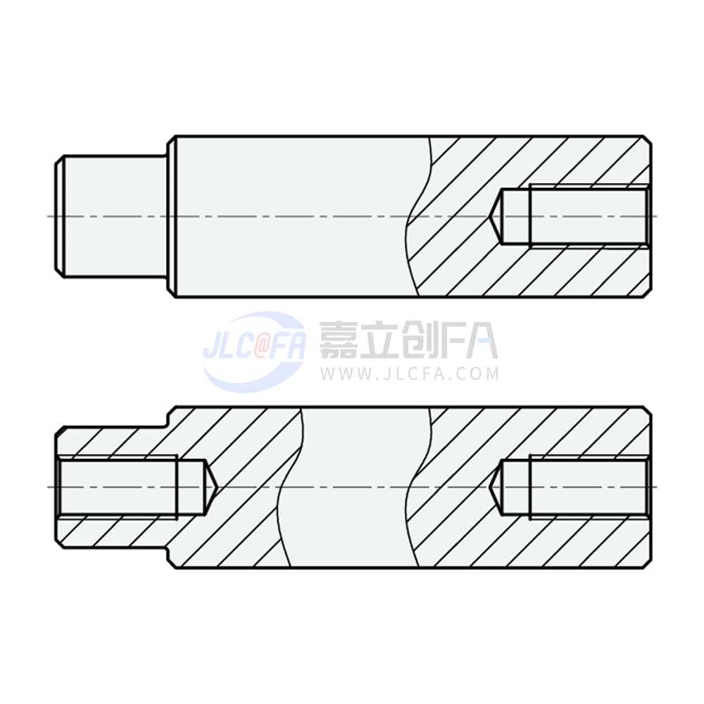 实心导向轴 一端台阶一端内螺纹型/一端台阶两端内螺纹型 g6 实心导向轴 一端台阶一端内螺纹型/一端台阶两端内螺纹型 g6